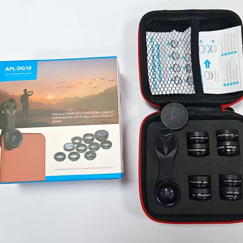 📸 Apexel 10-in-1 Smartphone Lens Kit