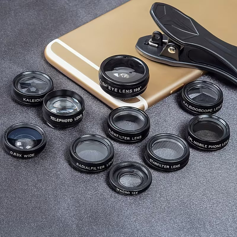 📸 Apexel 10-in-1 Smartphone Lens Kit