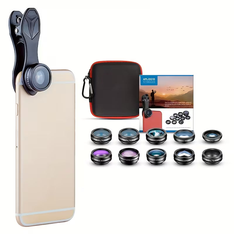 📸 Apexel 10-in-1 Smartphone Lens Kit